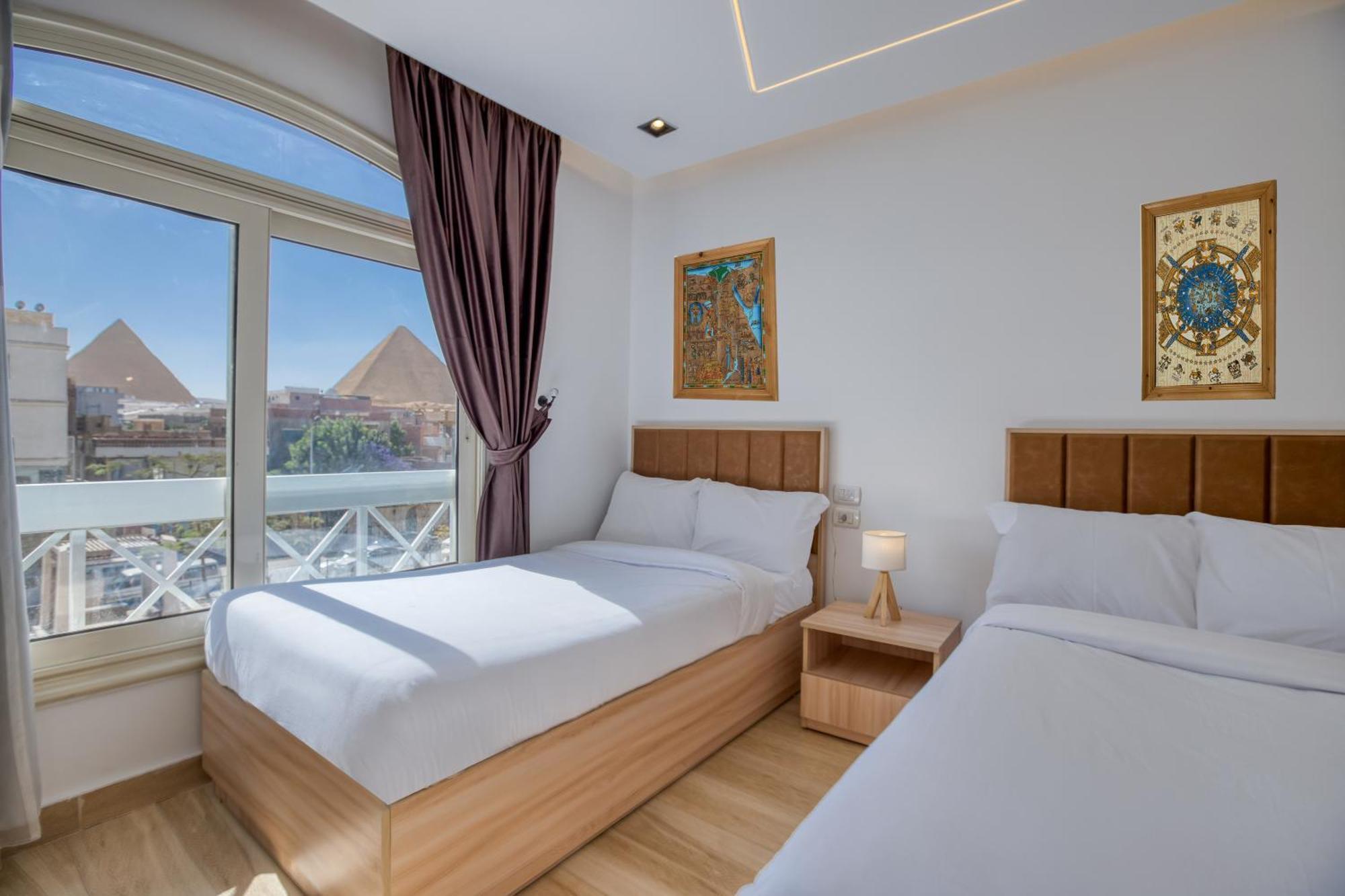 The Platinum Pyramid View Inn Kafrat al Jabal Exterior photo
